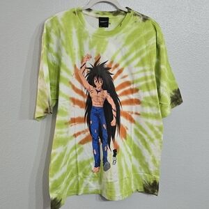 Yu Yu Hakusho Yusuke Tie-Dye Anime Graphic T-Shirt. Size XL. Nwt.
